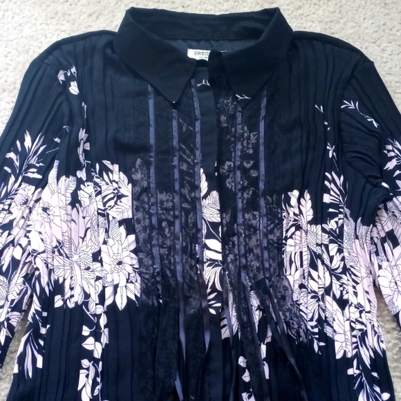 Vintage Blossom Bell Sleeve Shirt - Picture 3 of 5